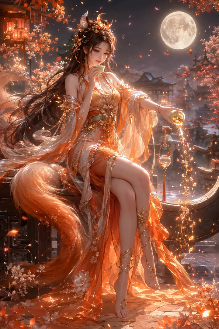 Orange Ji·Orange End Drunken Moon nguyên bản