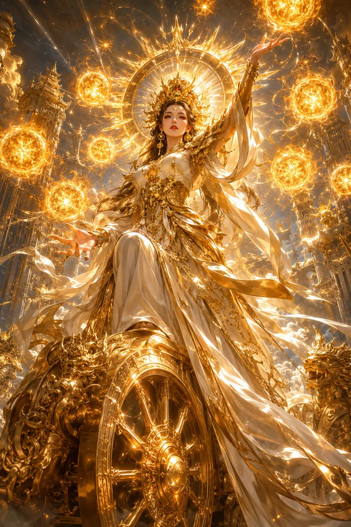 Xihe · Tranh nhân vật gốc Sun Wheel Divine Radiance