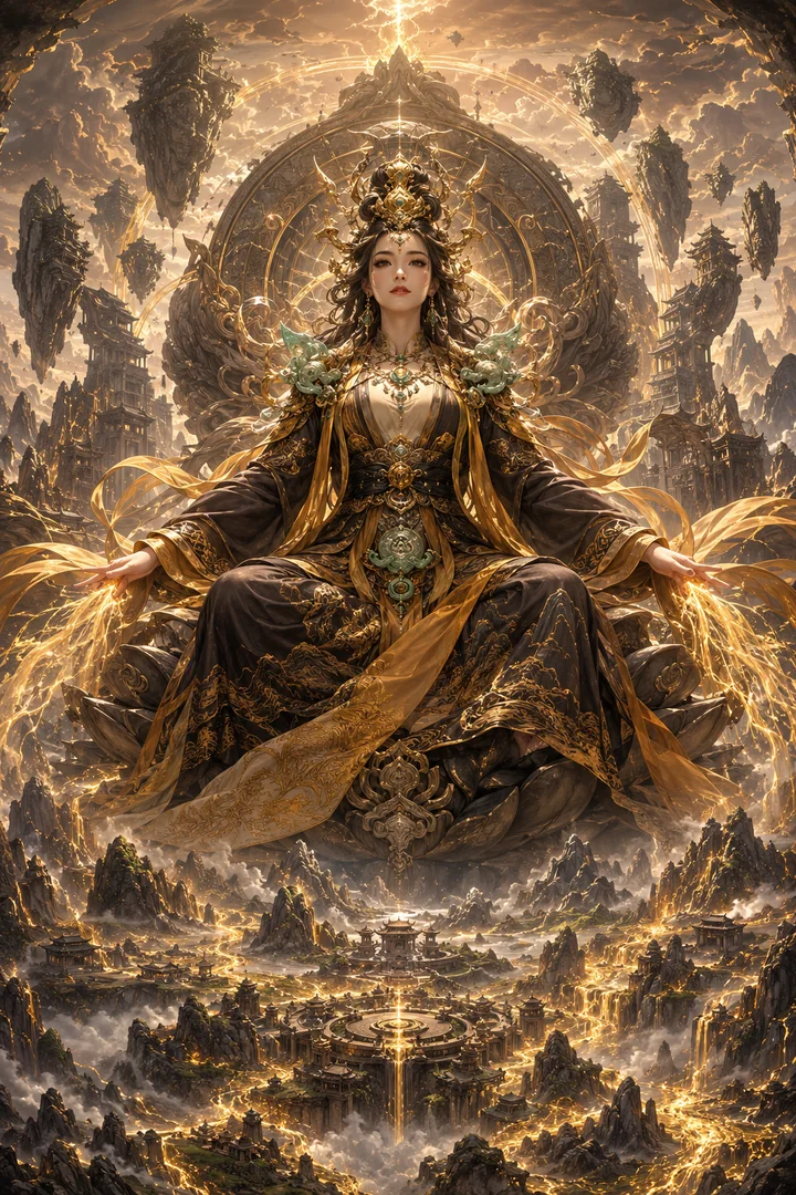 Houtu · Nghệ thuật nhân vật gốc Earth Divine Vein