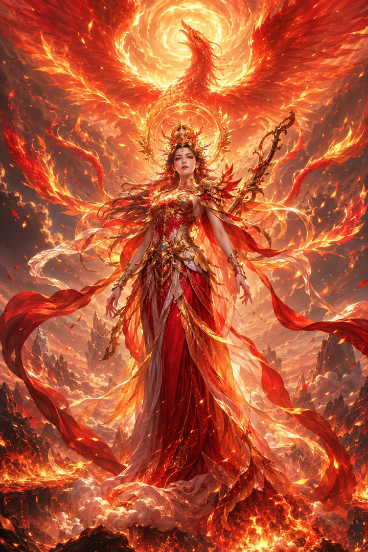 Phượng Hoàng · Nirvana Rebirth Nghệ Thuật Nhân Vật Gốc