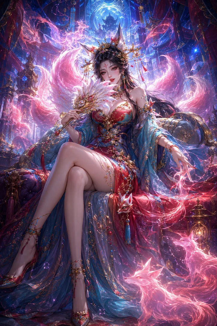 Đại Ký: Hình ảnh nhân vật gốc của Blood Moon Nine-Tails