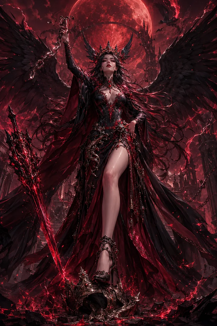 Lilith Thức Dậy Trong Đêm Nghệ Thuật Nhân Vật Gốc