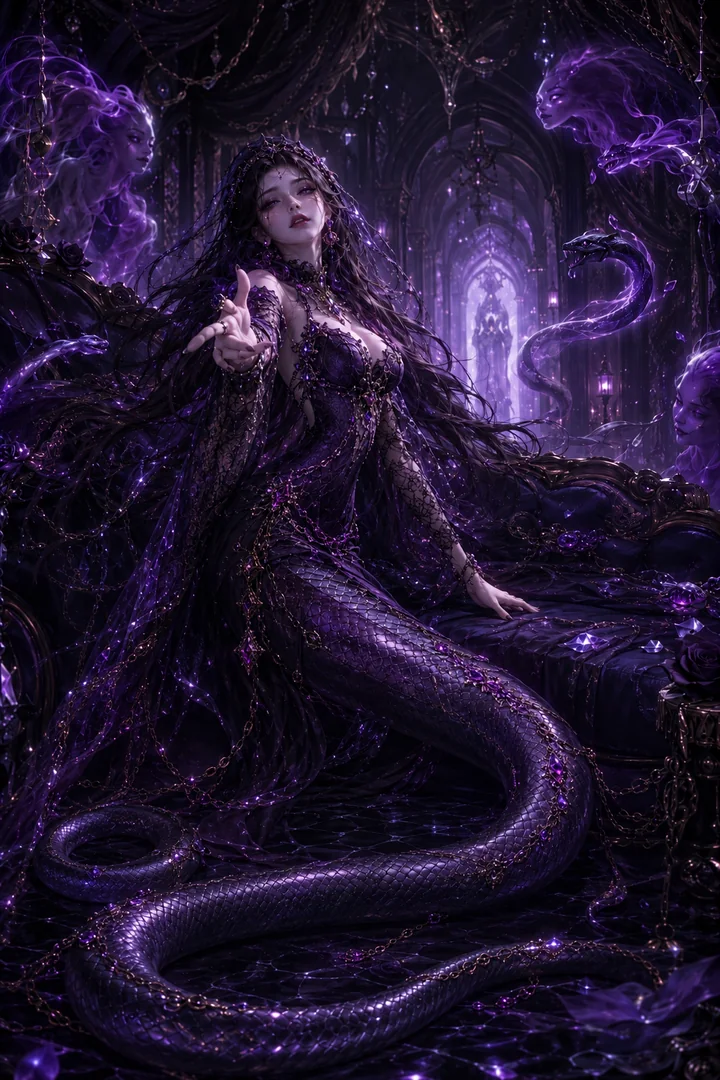 Lamia · Phantom of the Night hình vẽ nhân vật gốc