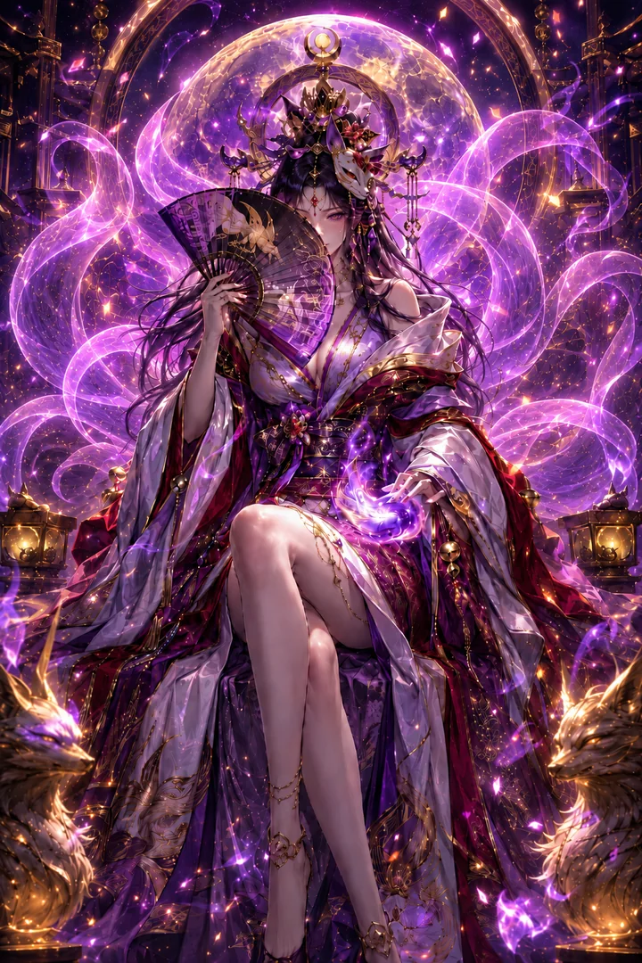 Tamamo-no-Mae · Tranh nhân vật gốc Yougetsu Chín Đuôi