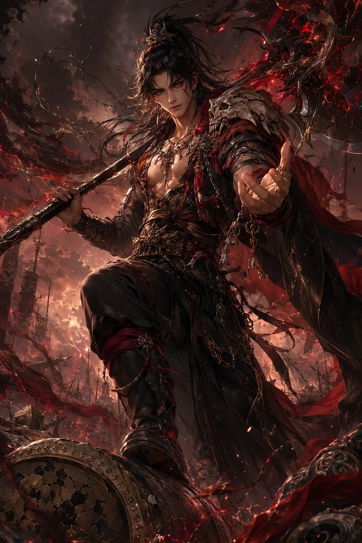 Chiyou · Jiuli Battle Soul Nguyên bản Nghệ thuật nhân vật