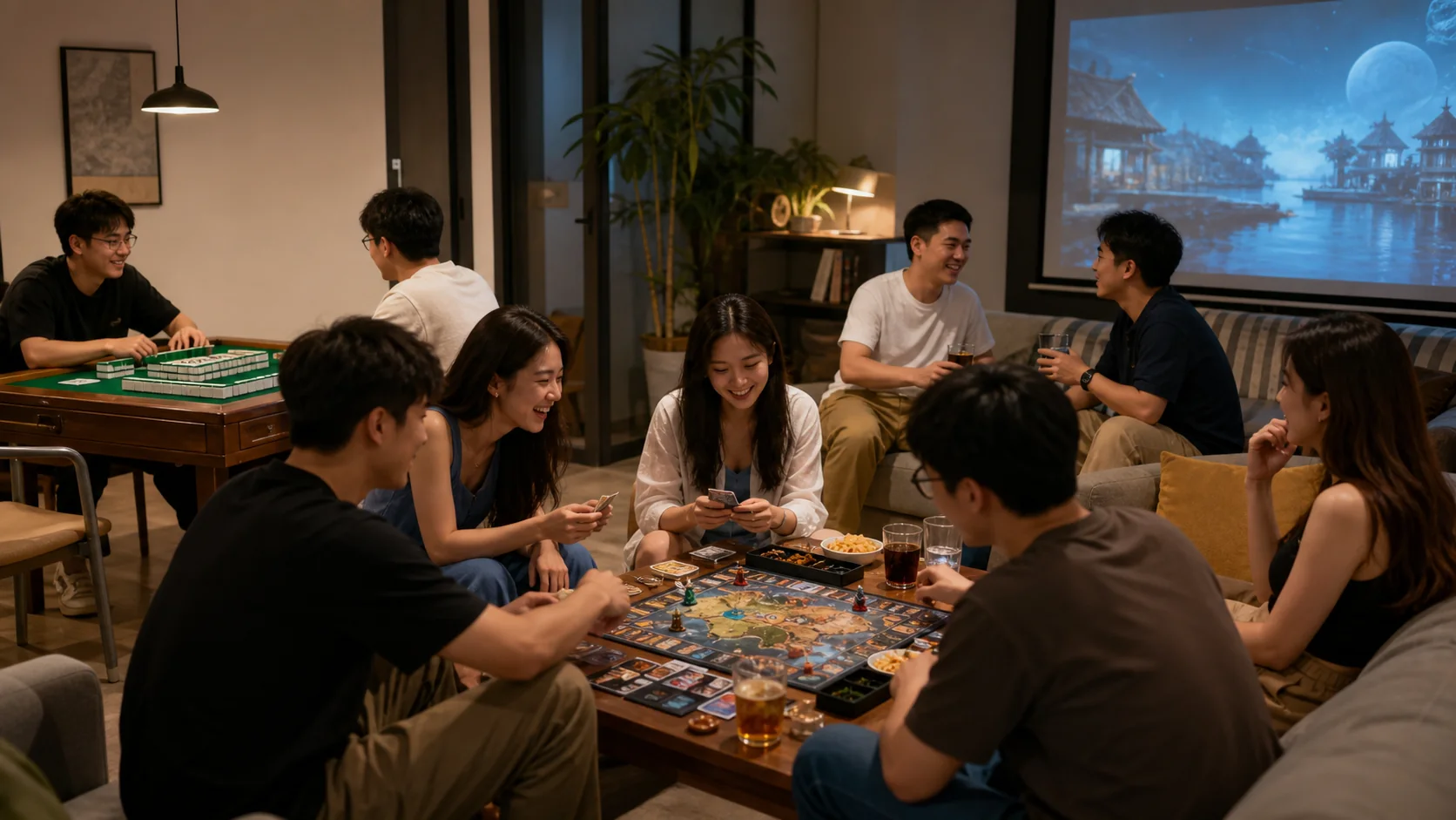 闪搭好友局真实聚会场景